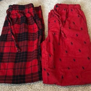 Two pair of men’s PJ pants